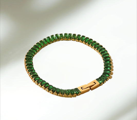 Emerald Evelyn Bracelet