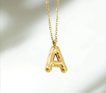 Bubble Letter Necklace